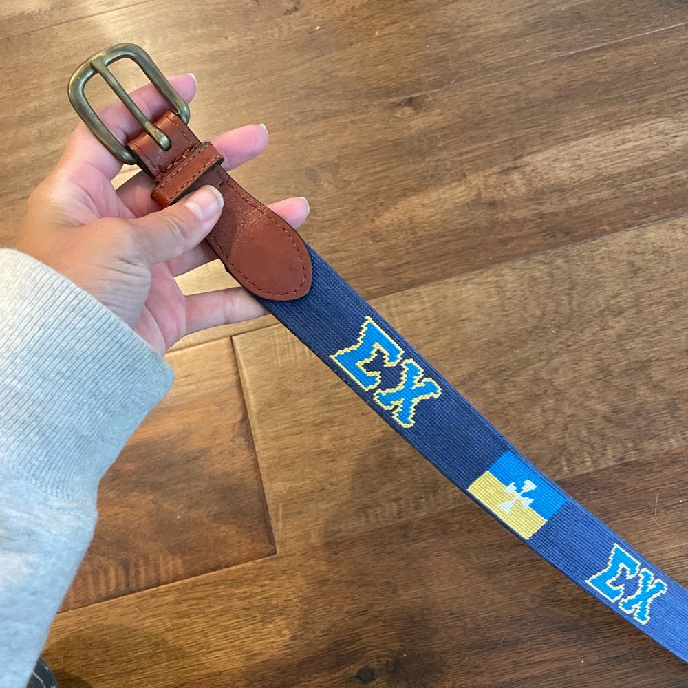 Sigma Chi smathers & branson belt! Size 36